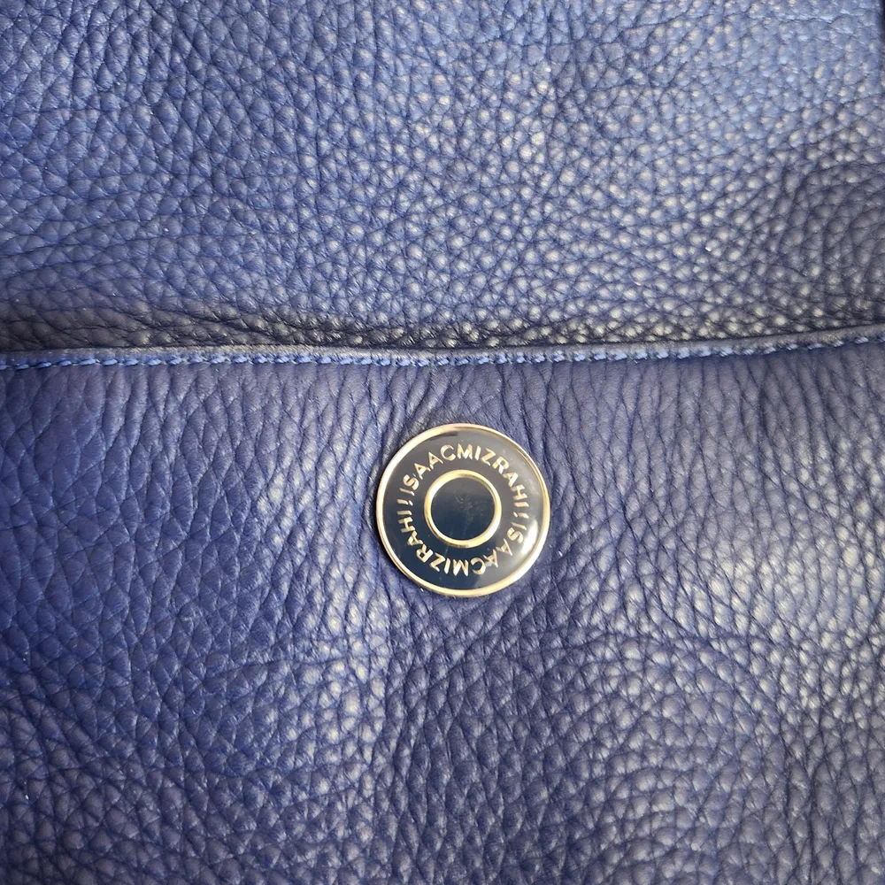 Blue Leather Women's Bag